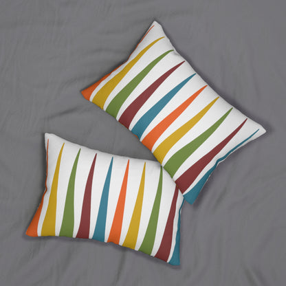 Lumbar Pillow in Bold Mid-Century Modern