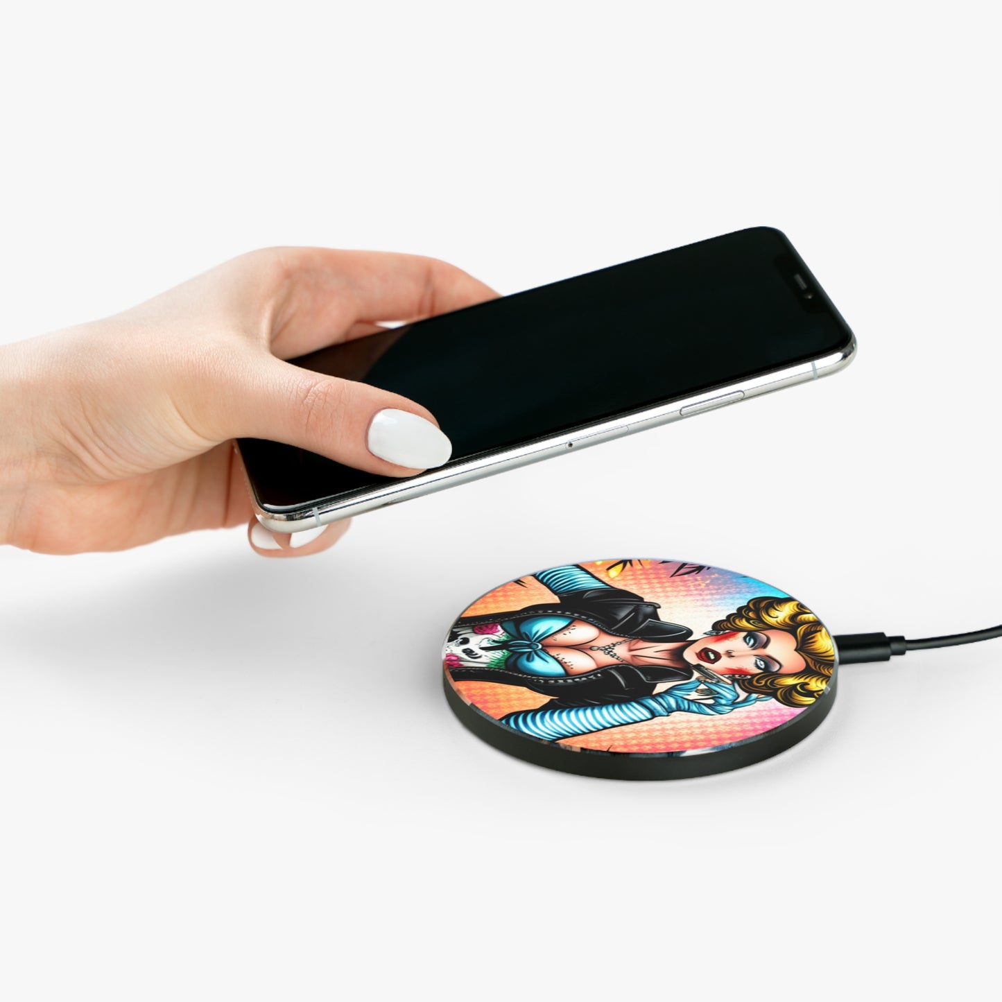 Punk Rock Marie Antoinette Wireless Charger