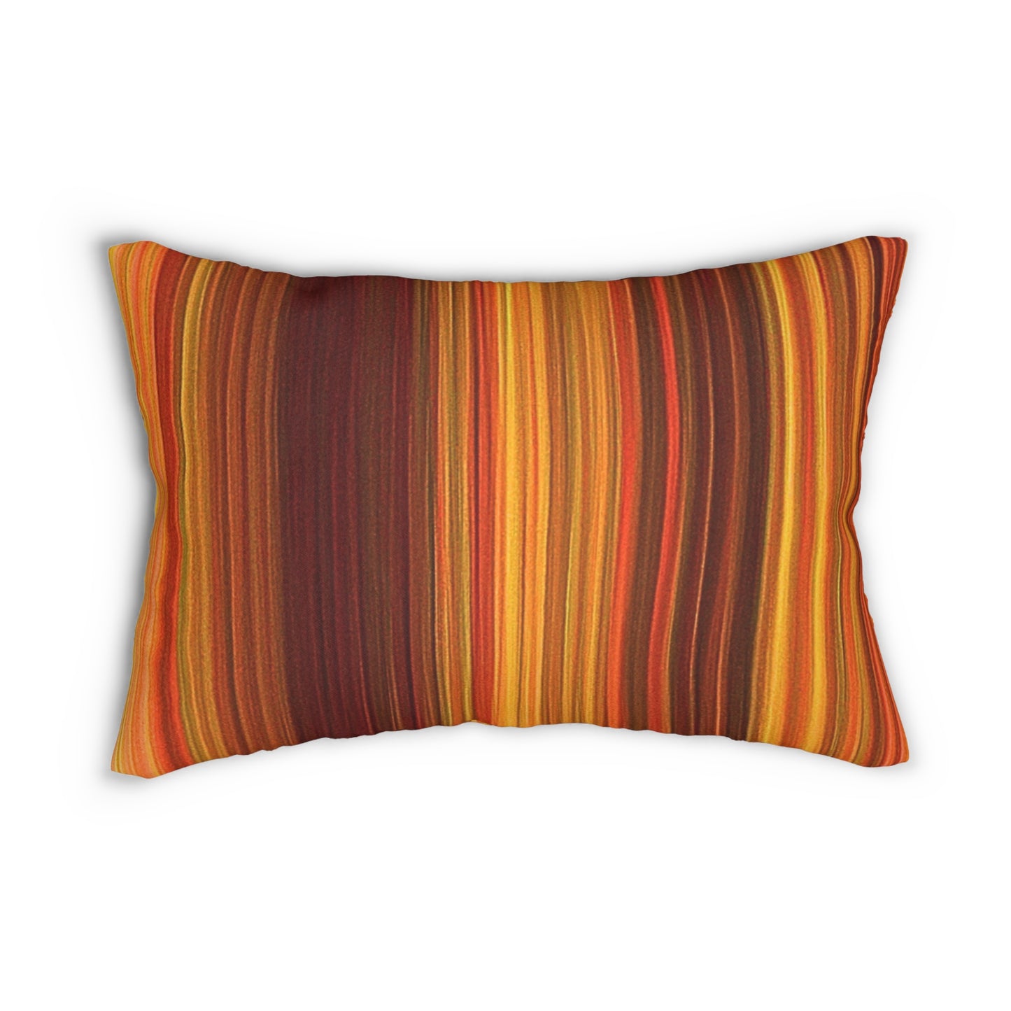 Lines of Gold Lumbar Pillow