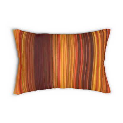 Lines of Gold Lumbar Pillow