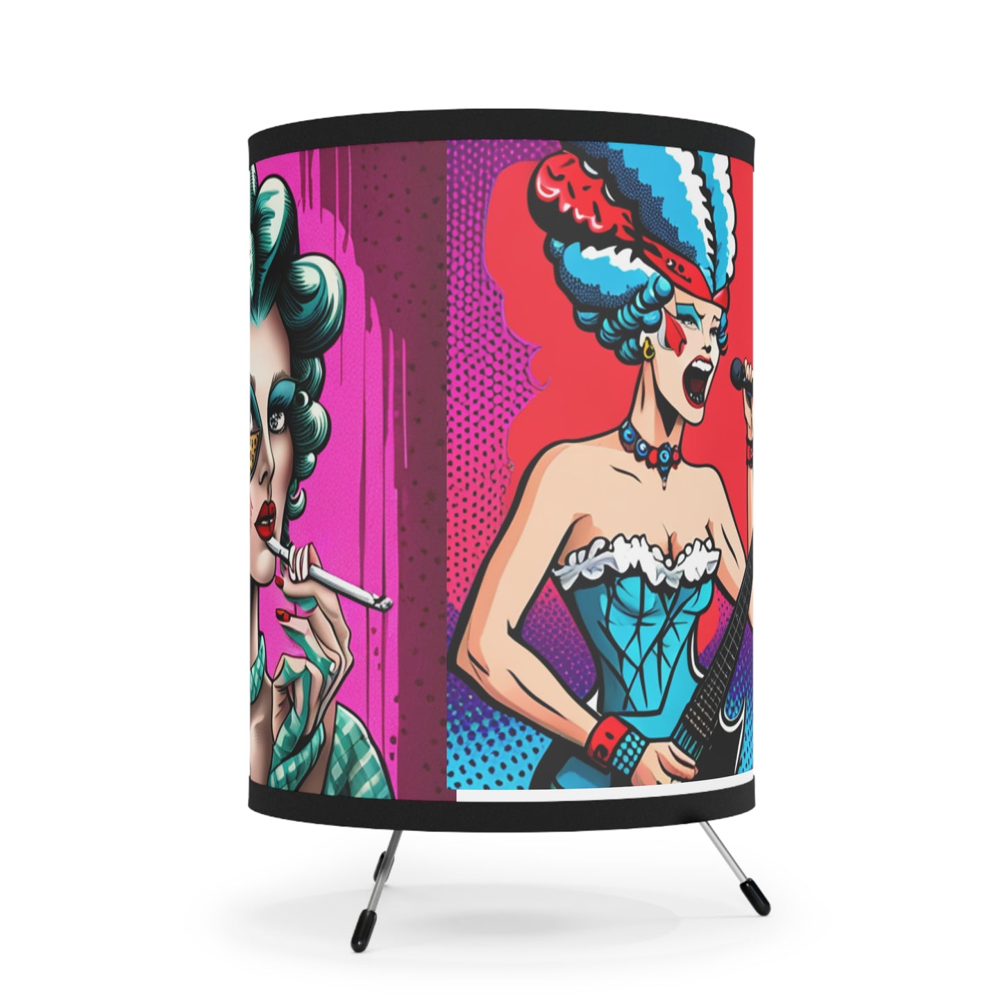 Punk Rock Marie Antoinettes Lamp