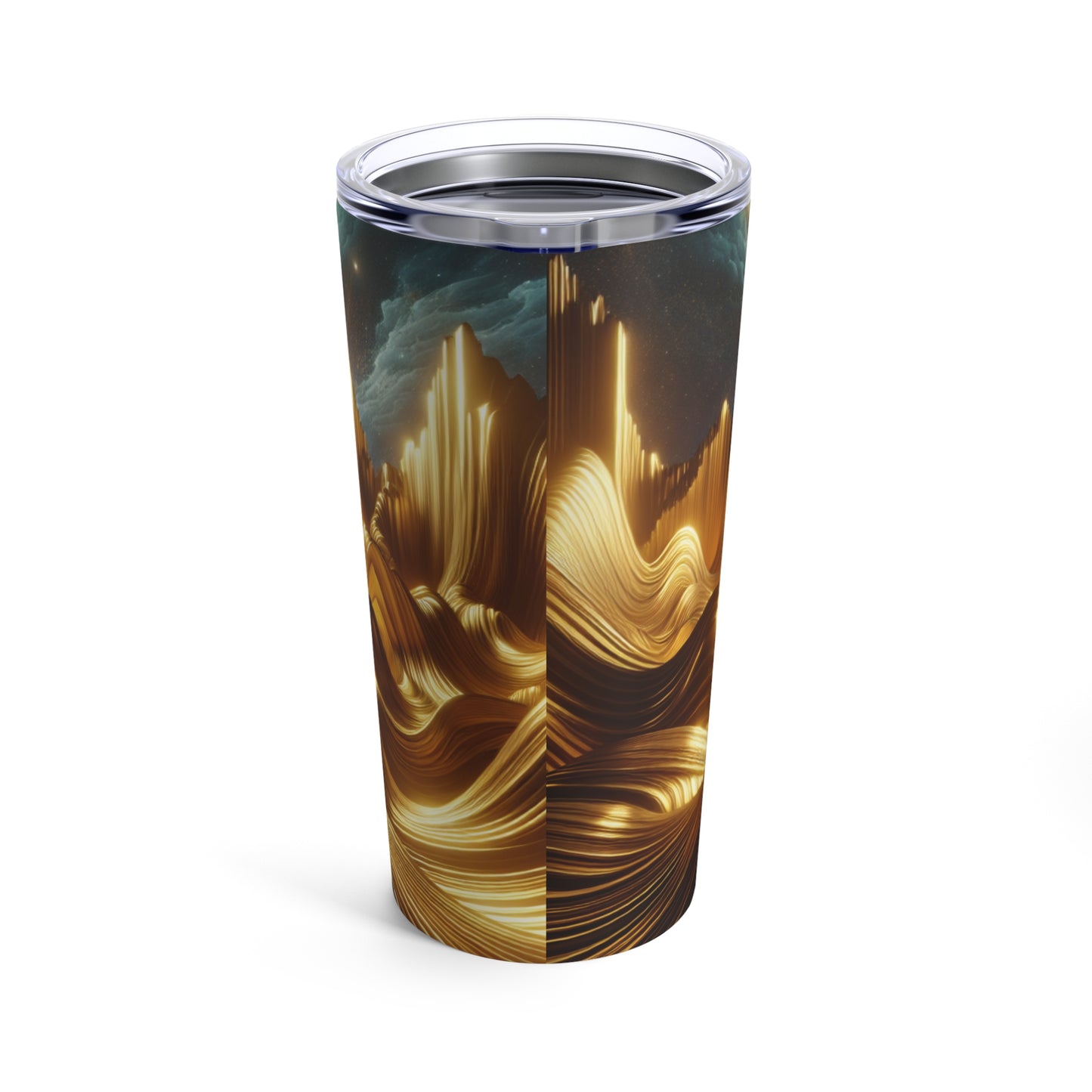 Wave of Gold Tumbler