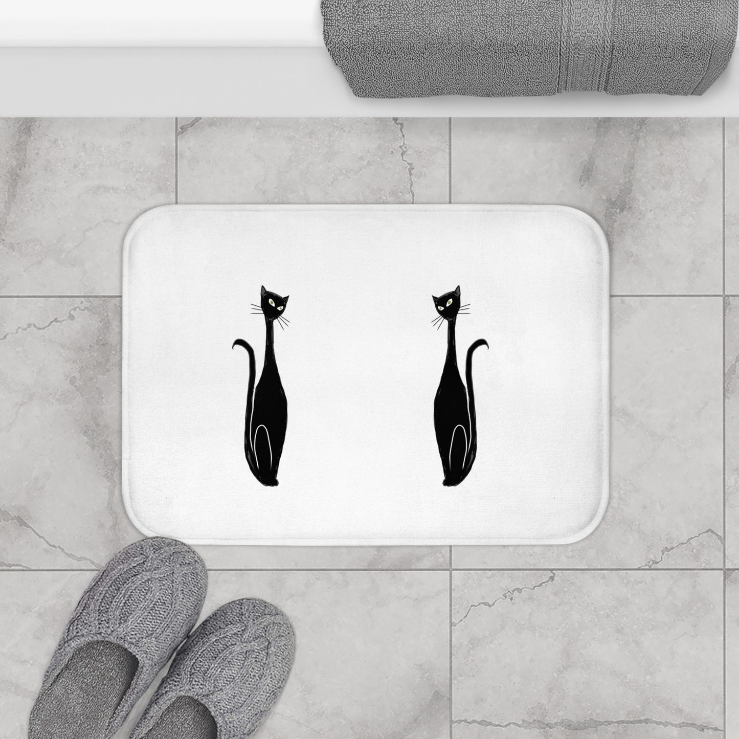 Two Cool Cats Bath Mat