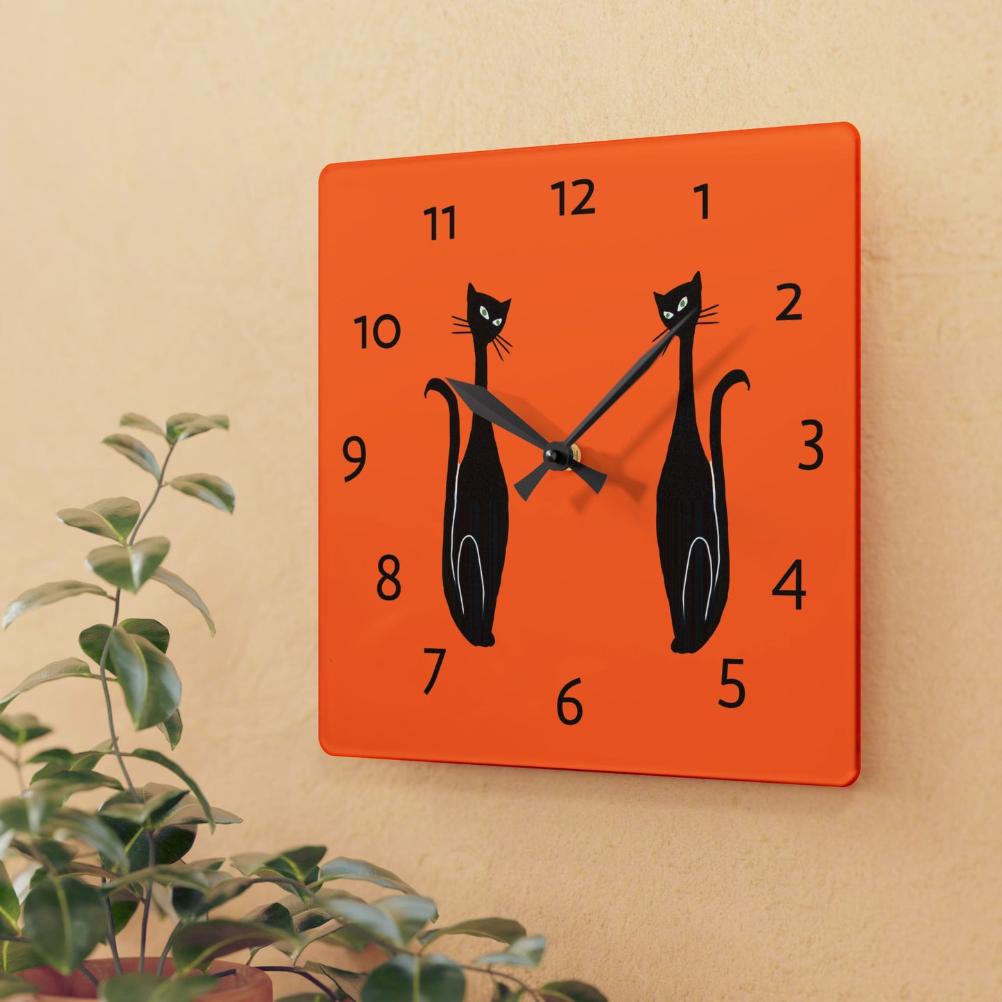 Cool Cats Clock