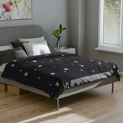 Under the Stars Velveteen  Blanket