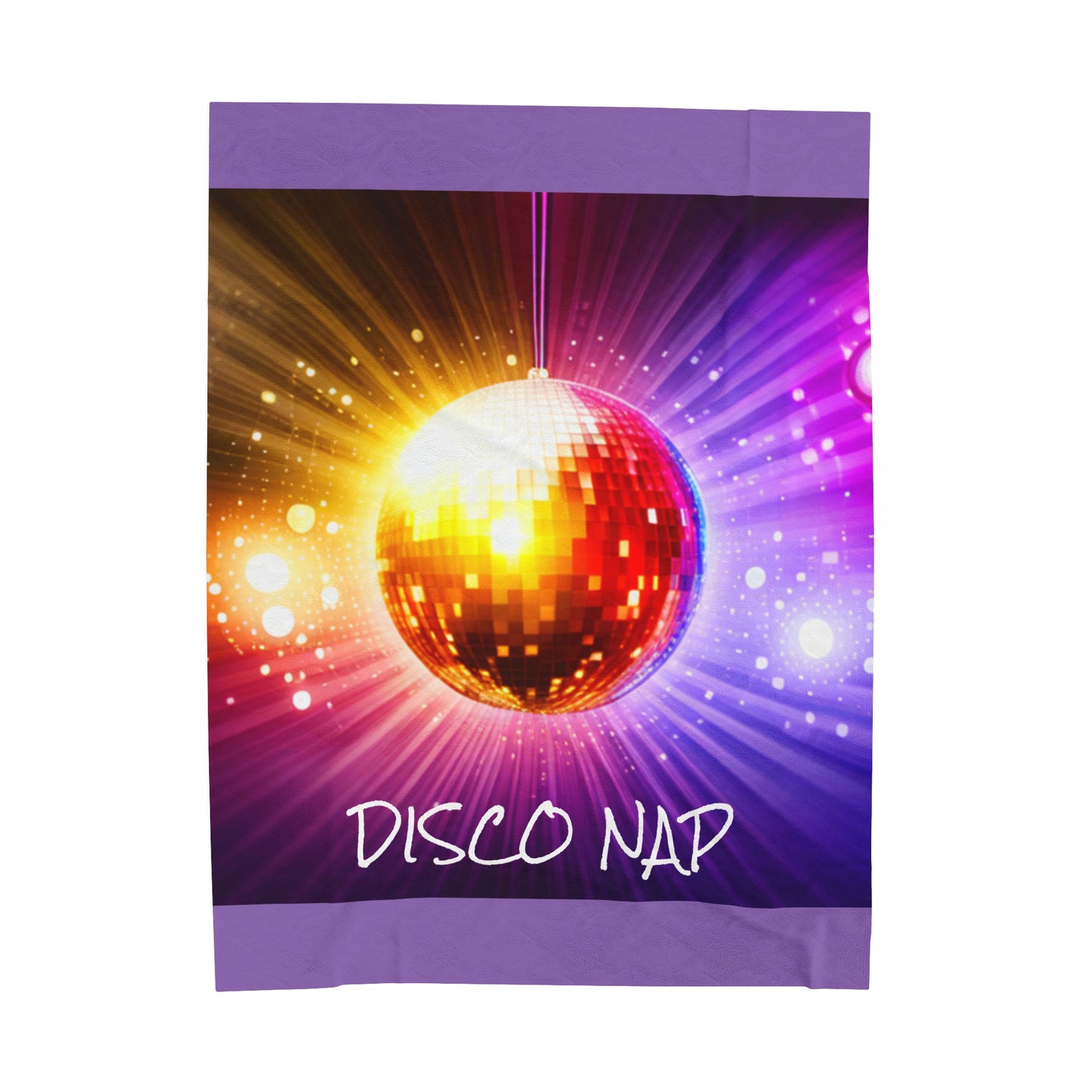 Disco Nap Velveteen Plush Blanket