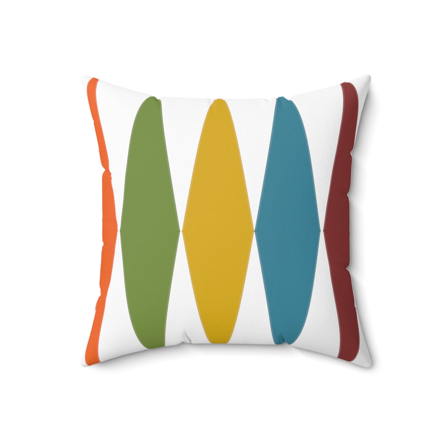 Square Pillow in Bold Mid-Century Modern