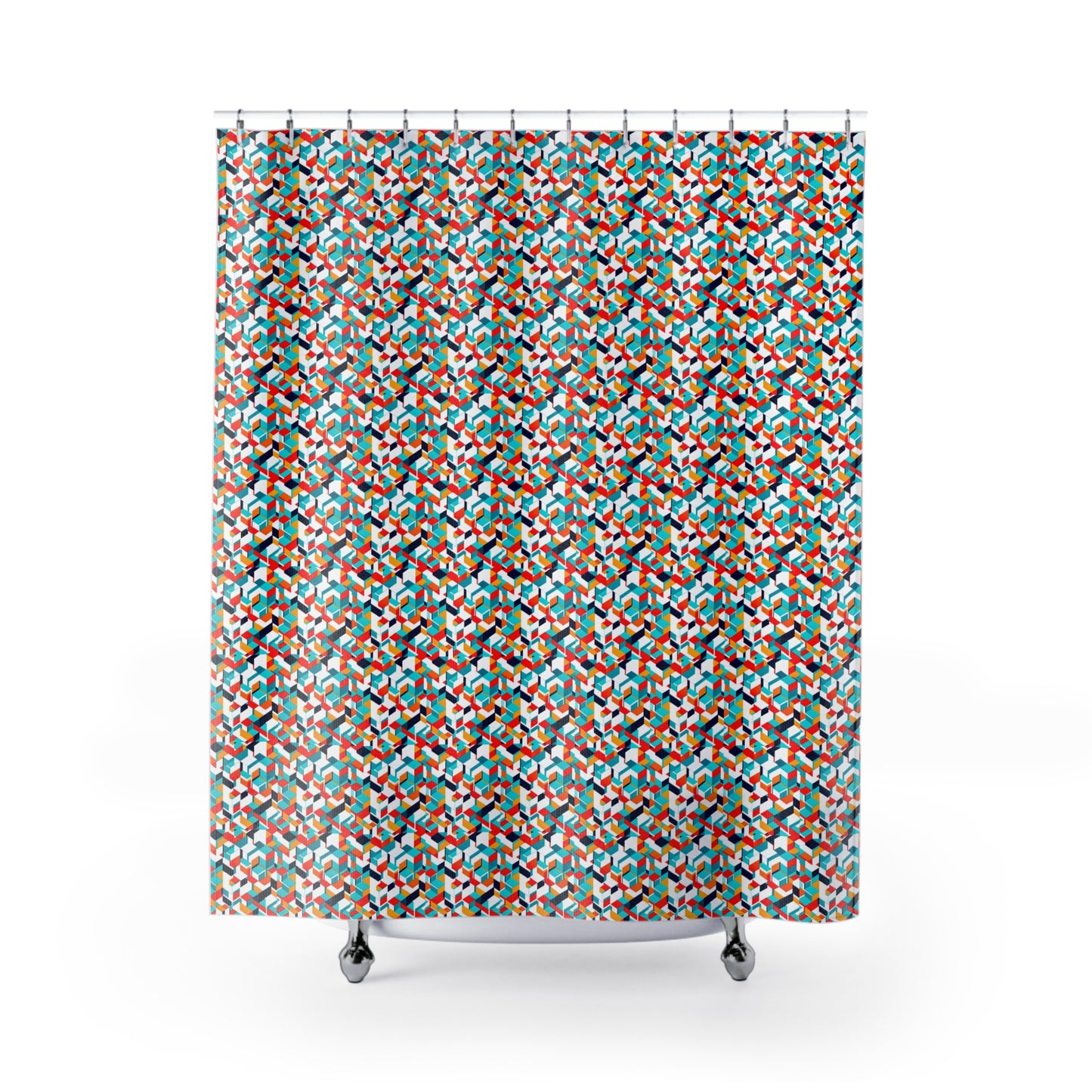 Retro Elegance Shower Curtain