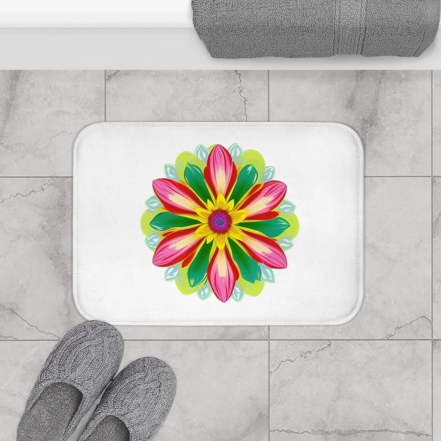 Flower Power Bath Mat