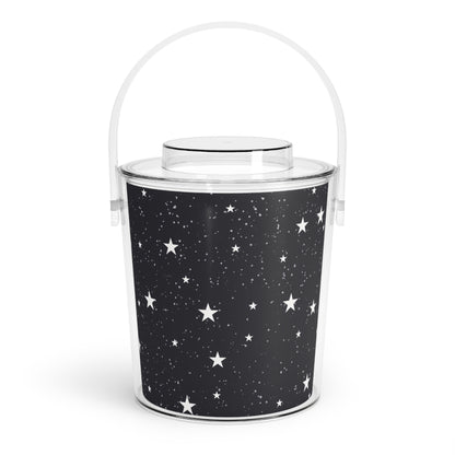 Starlight Ice Bucket with Tongs