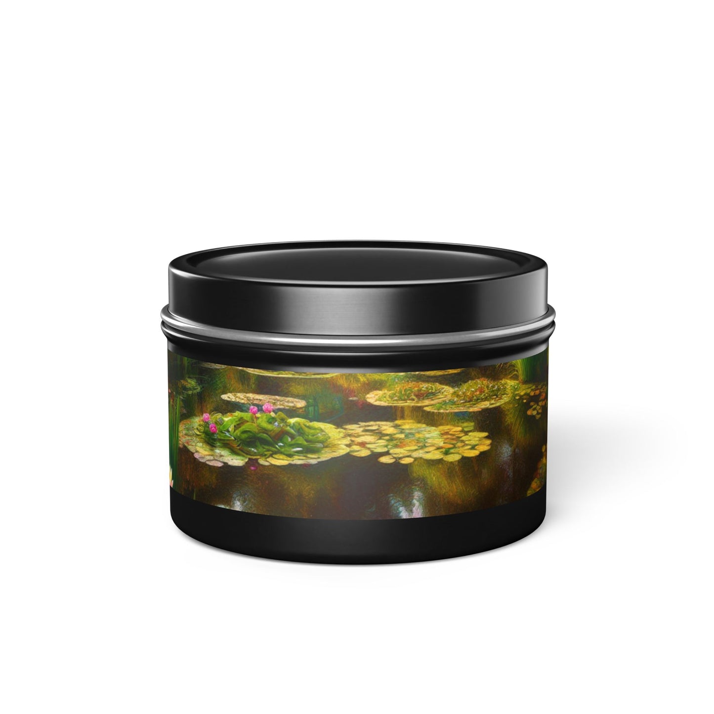 Lily Pond Tin Candle