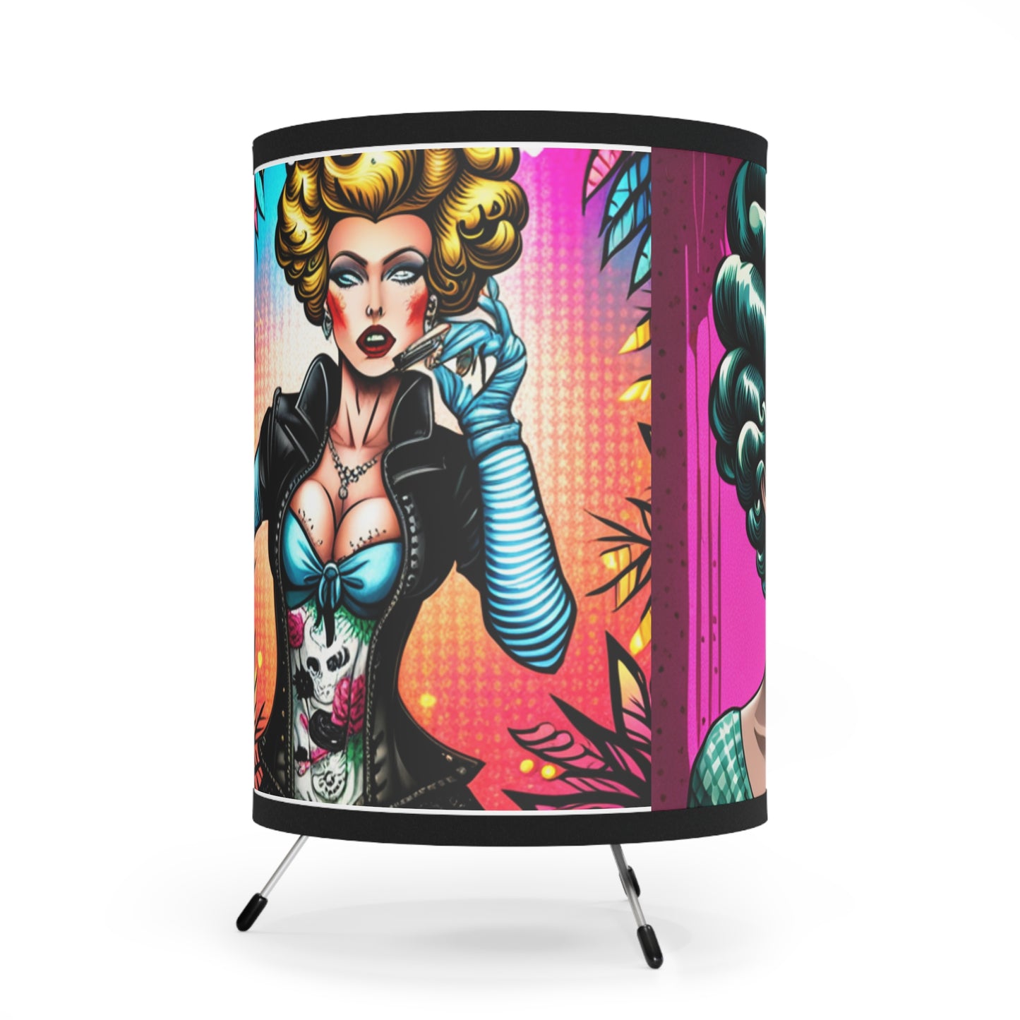 Punk Rock Marie Antoinettes Lamp