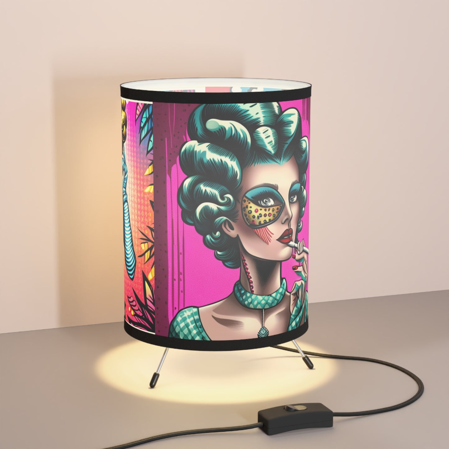 Punk Rock Marie Antoinettes Lamp