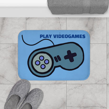 80s Videogames Bath Mat