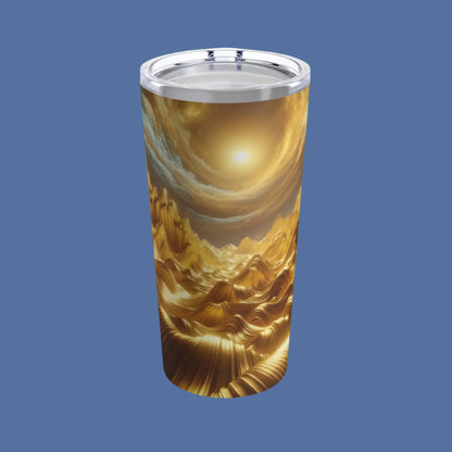 Wave of Gold Tumbler