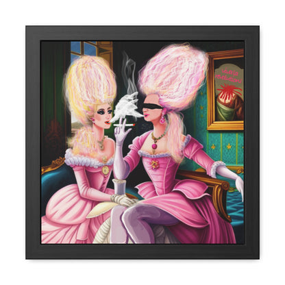 Marie Antoinette and Princess de Lamballe Share A Smoke