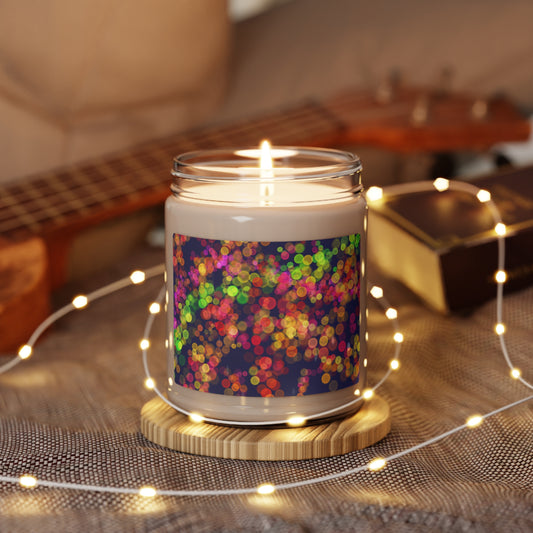 Bokeh Lights Candle