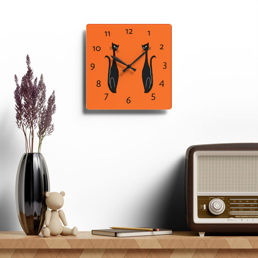 Cool Cats Clock