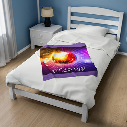 Disco Nap Velveteen Plush Blanket