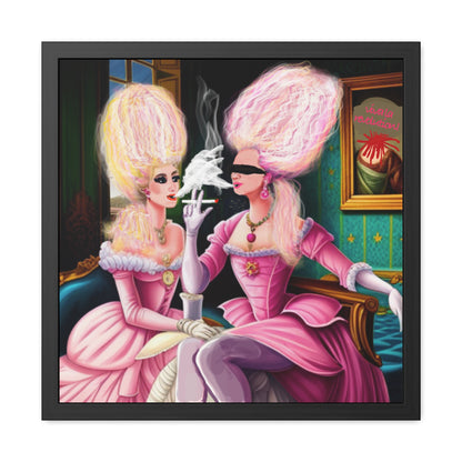 Marie Antoinette and Princess de Lamballe Share A Smoke