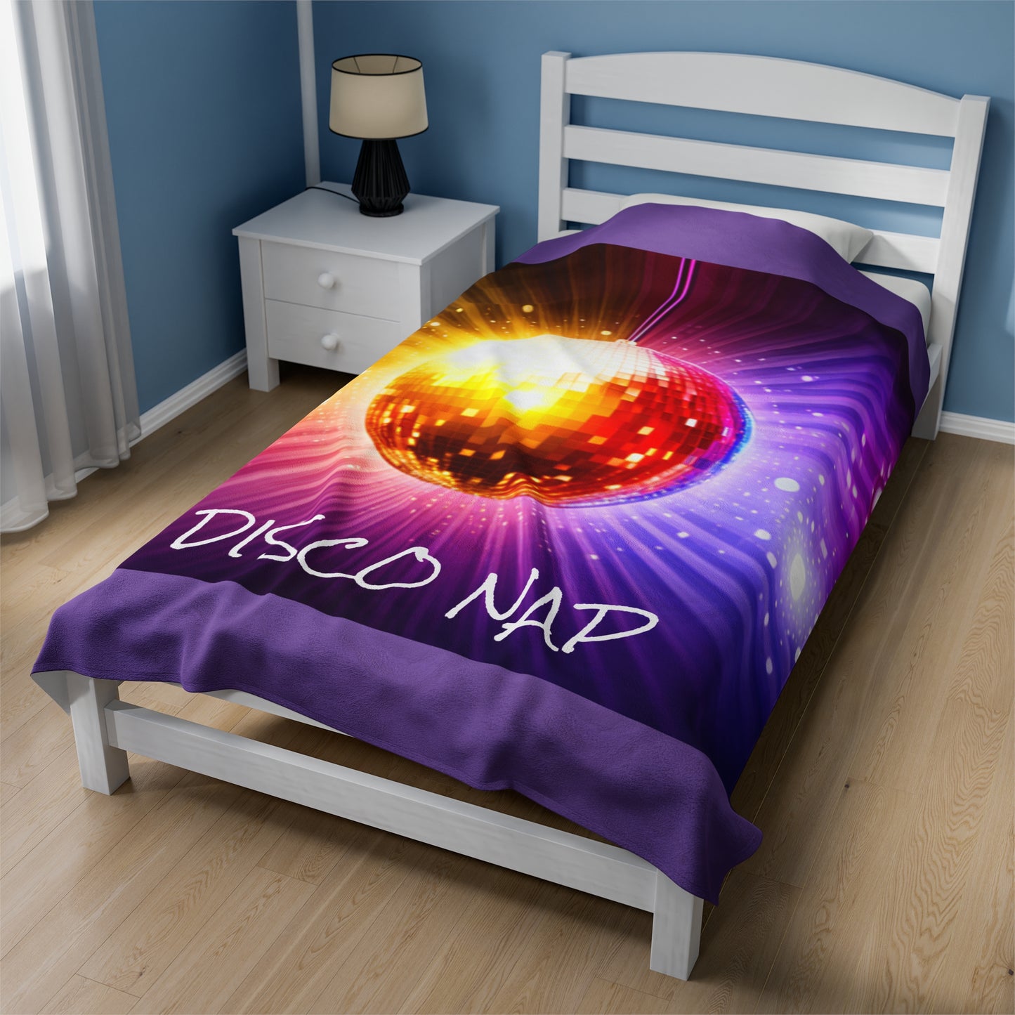 Disco Nap Velveteen Plush Blanket