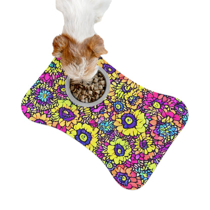 Flower Power Pet Feeding Mat