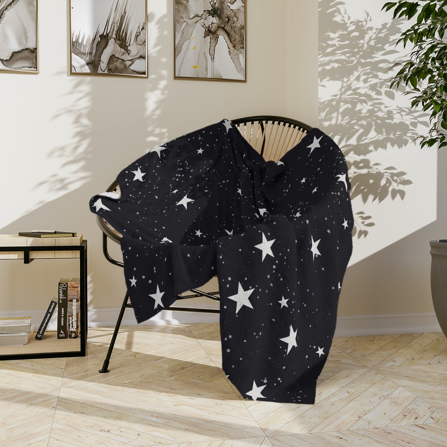 Under the Stars Velveteen  Blanket