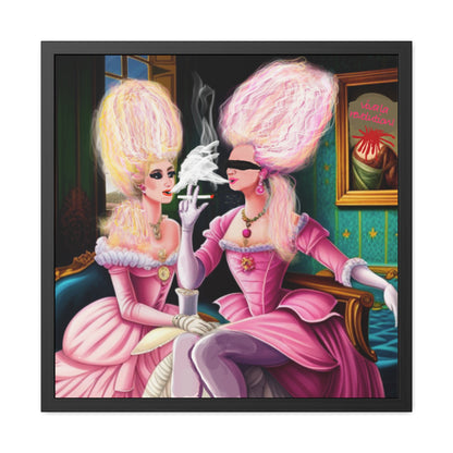 Marie Antoinette and Princess de Lamballe Share A Smoke