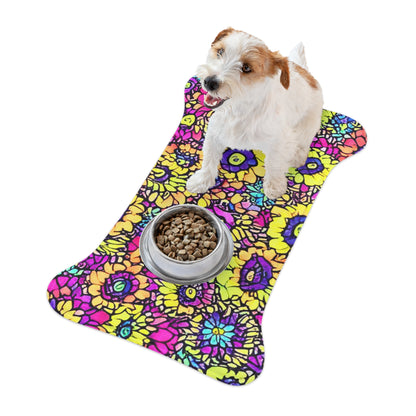 Flower Power Pet Feeding Mat