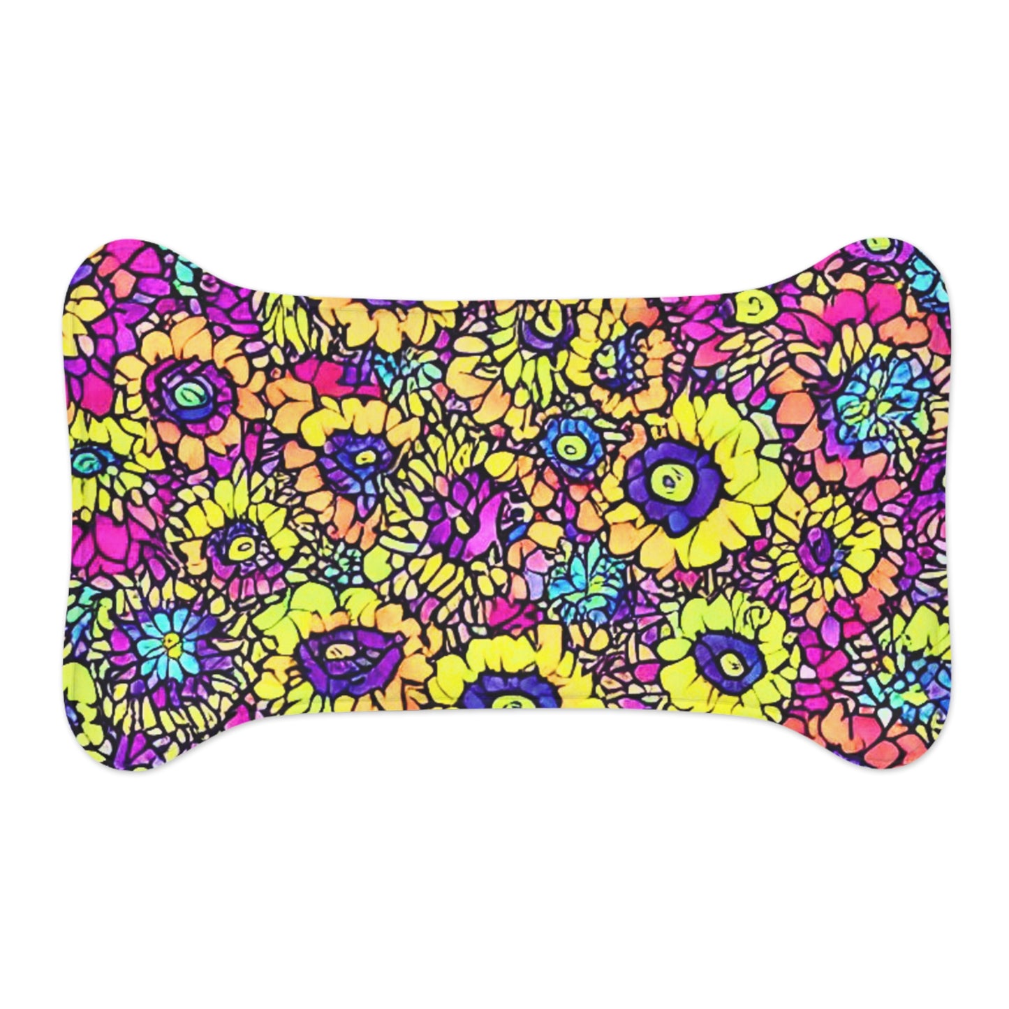 Flower Power Pet Feeding Mat