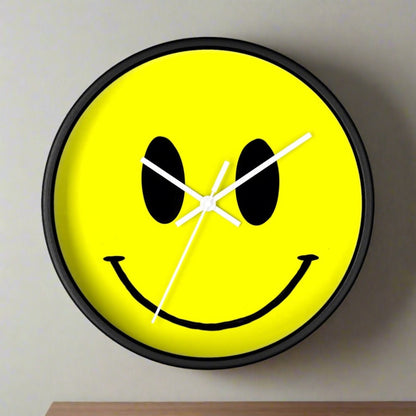 80s Happy Face Wall Clock