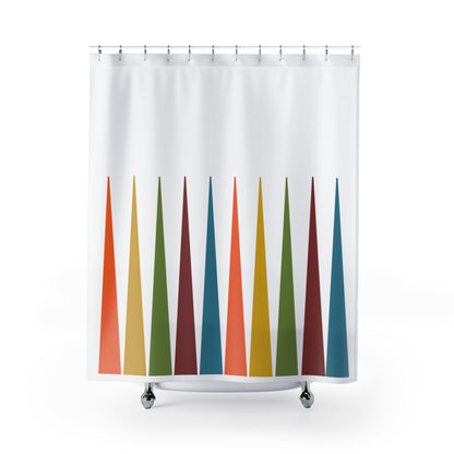 Bold Retro Shower Curtain