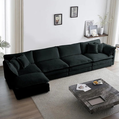 Deep Seat Sectional Sofa