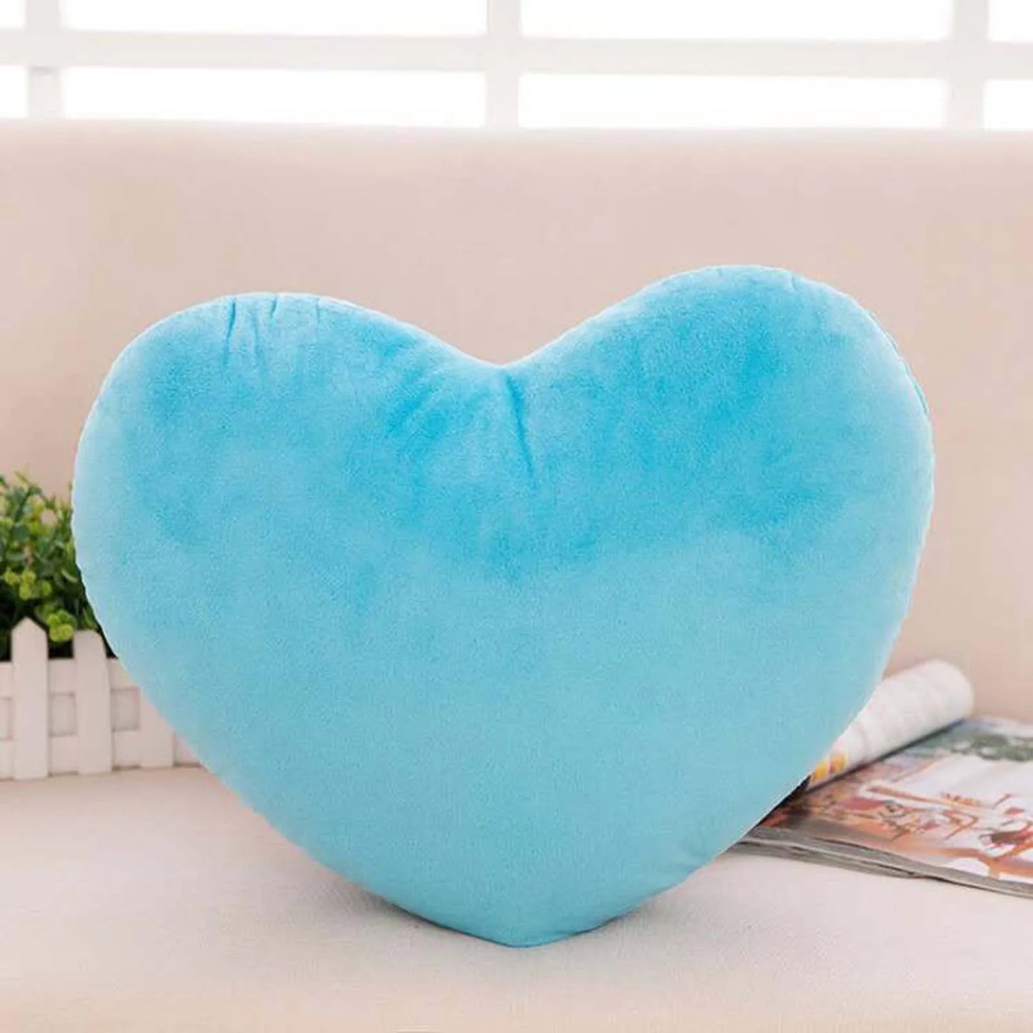 Heart Shape Pillow in a Rainbow of Colors