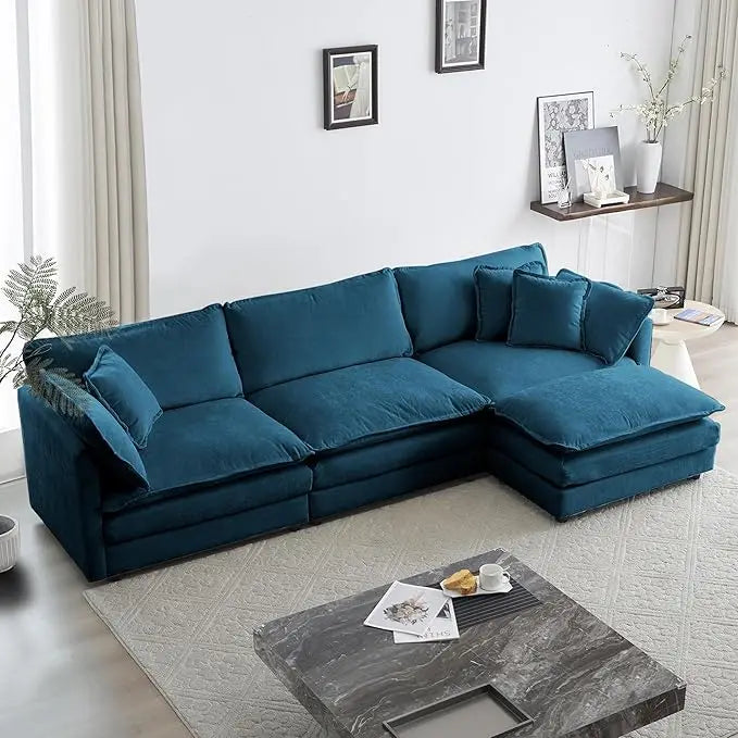 Deep Seat Sectional Sofa