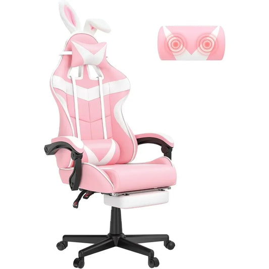 Gaming Chair With Footrest