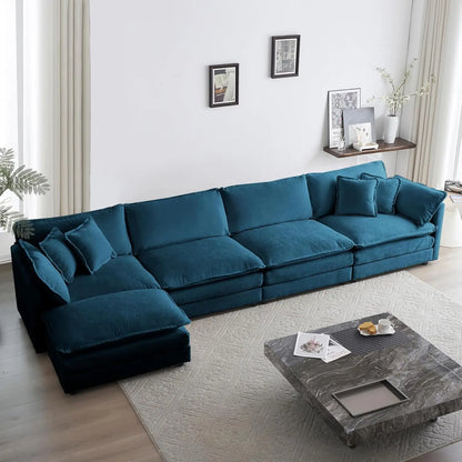 Deep Seat Sectional Sofa