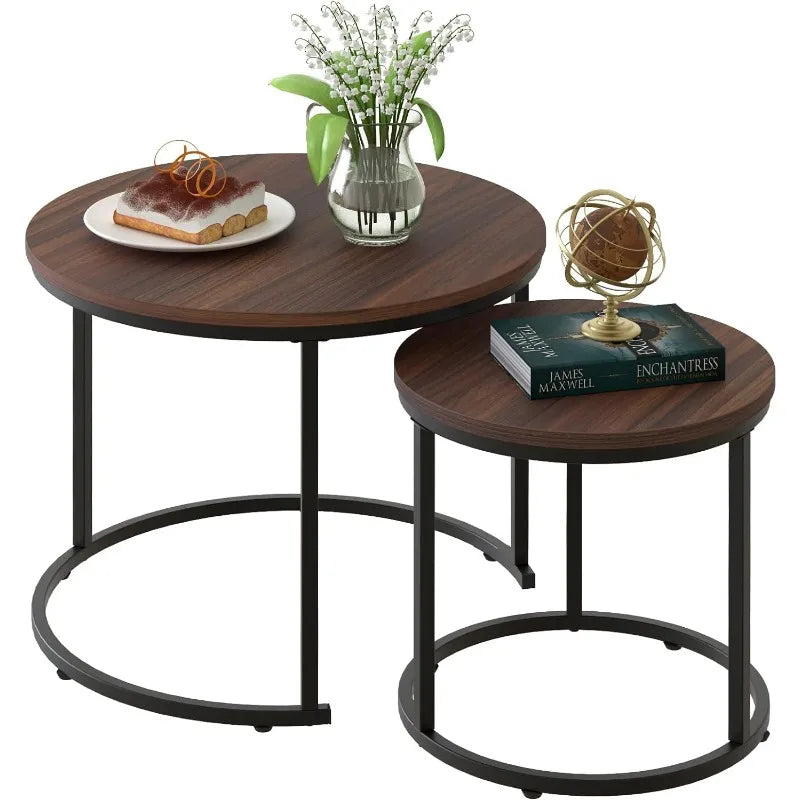 Coffee Table Set of 2 Nesting tables