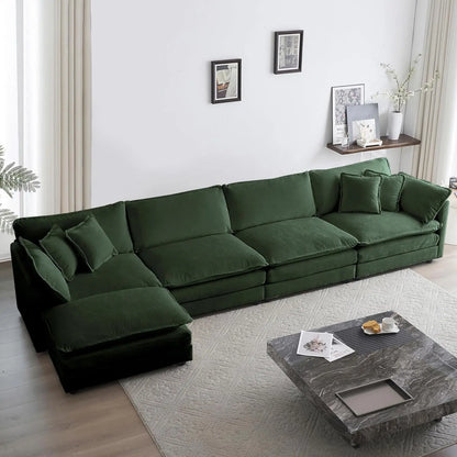 Deep Seat Sectional Sofa