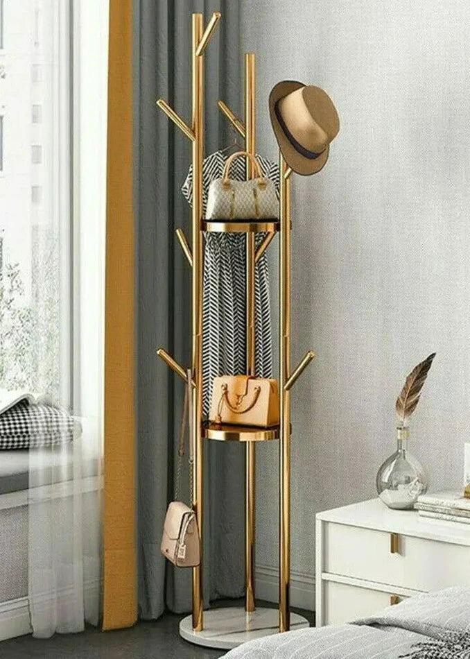 Marble Metal Coat Rack