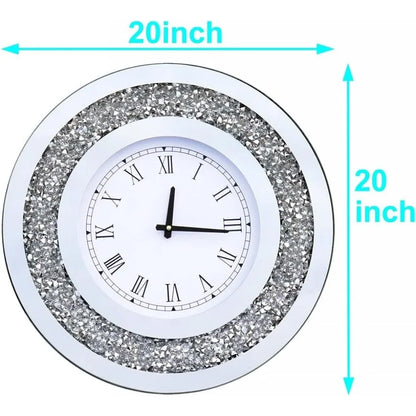 Diamond Mirror Clock