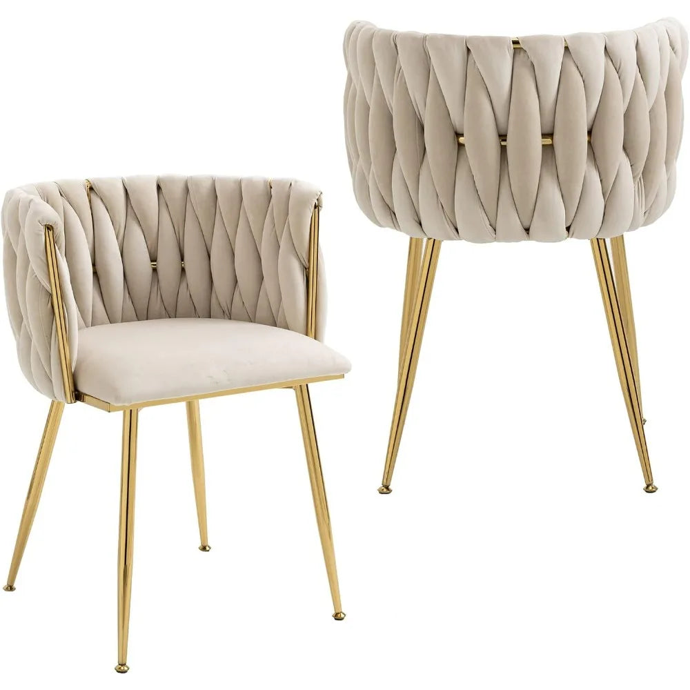 Velvet Accent Chair set of 2