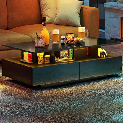 Glossy LED Coffee Table