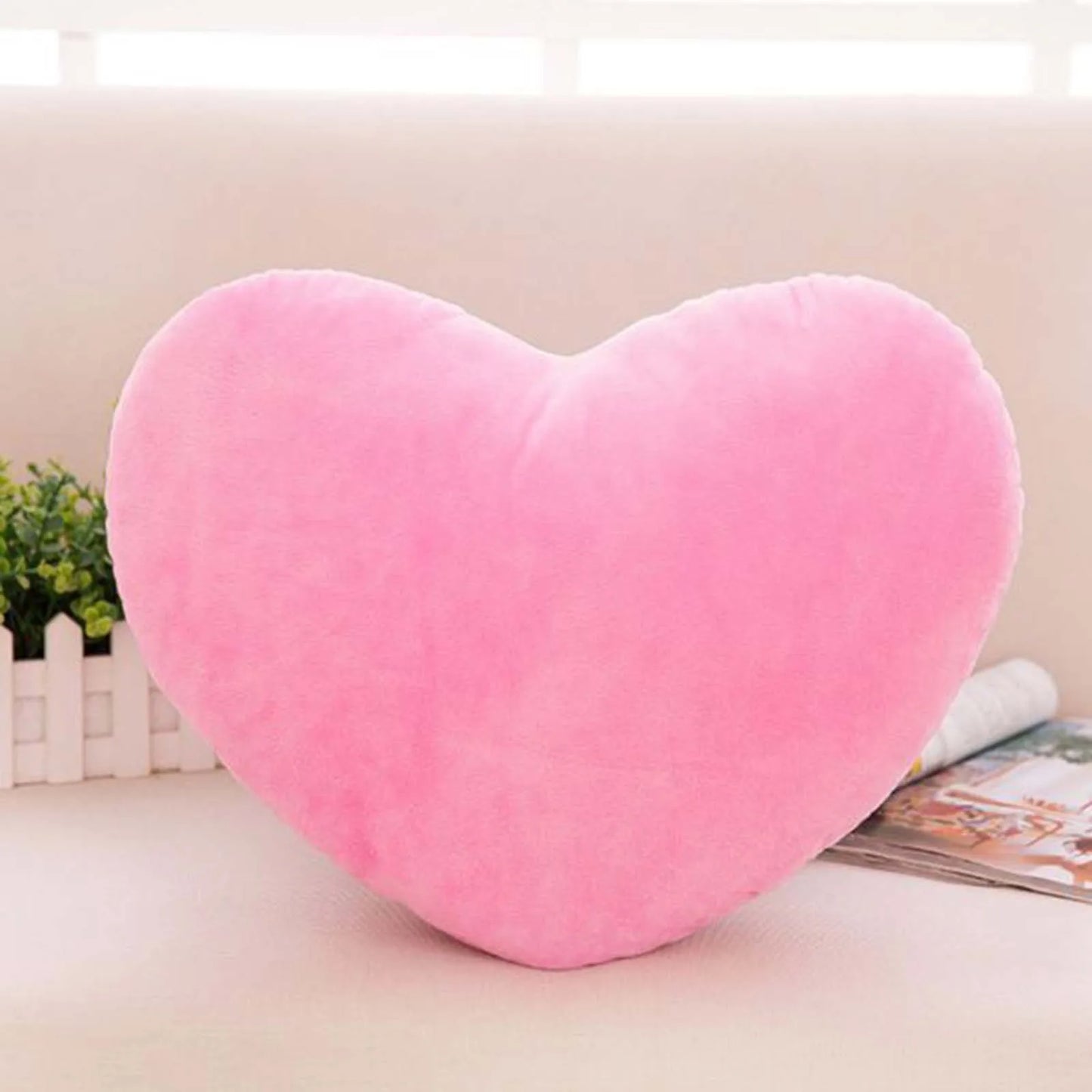 Heart Shape Pillow in a Rainbow of Colors