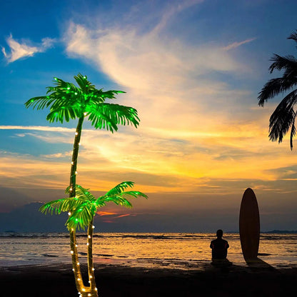 Lighted Palm Tree