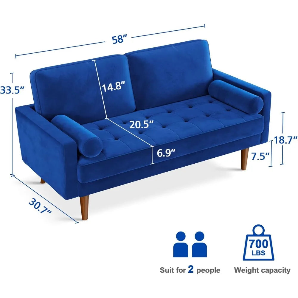 Mid Century Modern Loveseat