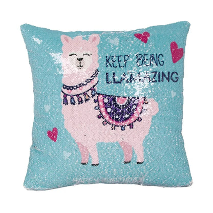 "Keep Being Llamazing" Pillow Cover